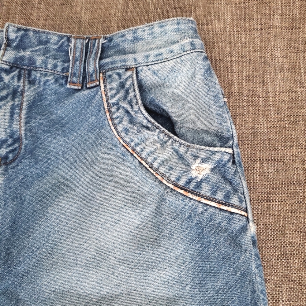Vintage Tommy Hilfiger y2k denim skirt, size 2 - Picture 4 of 15